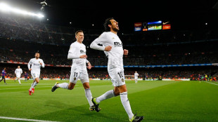 El Valencia celebrando un gol