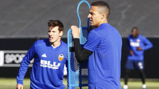 El Valencia entrenando