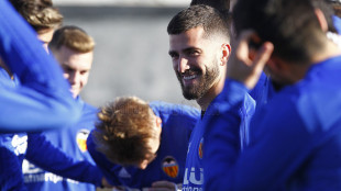 El Valencia entrenando