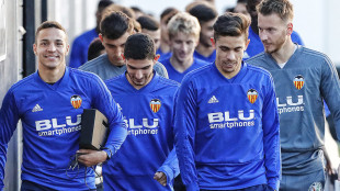 El Valencia entrenando
