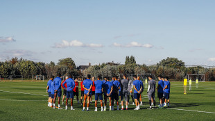 El Valencia entrenando