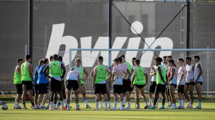 El Valencia entrenando