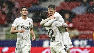 El Valencia celebrando un gol