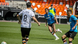 El Valencia entrenando