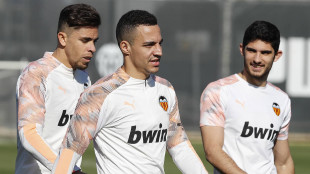 El Valencia entrenando