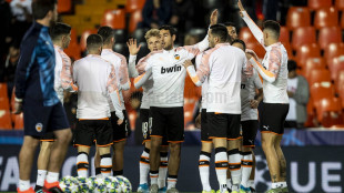 El Valencia entrenando