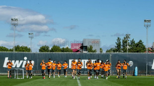 El Valencia entrenando