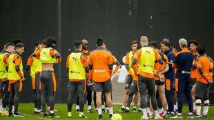 El Valencia entrenando