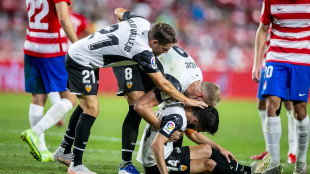 El Valencia celebra un gol 