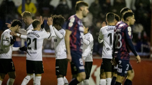 El Valencia celebrando un gol