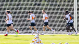 El Valencia entrenando