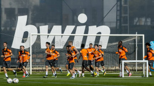 El Valencia entrenando