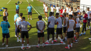 El Valencia entrenando