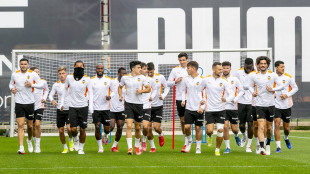 El Valencia entrenando