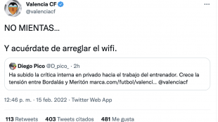 El Valencia ataca