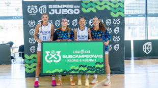 Valencia Basket 3x3 brilla en su estreno en la Liga 3x3 FEB con dos subcampeonatos