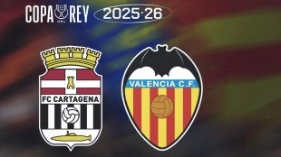Valencia CF avanza en Copa del Rey enfrentando al FC Cartagena