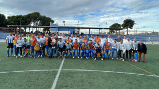 Homenaje solidario a las Leyendas del Valencia CF y Hércules en beneficio de Lía y Lubo Penev