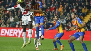 El Valencia se estrella contra el Rayo: empate agridulce en Vallecas