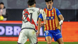 Valencia CF rescata un punto en Vallecas tras empate con el Rayo