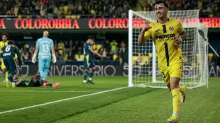 Marcelino dirige un entrenamiento del Villarreal en La Cerámica