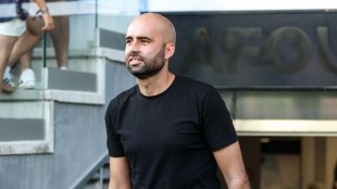 Claudio Giráldez durante un partido del Celta de Vigo en LaLiga