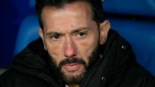 Carlos Corberán durante rueda de prensa tras derrota Valencia CF Oviedo