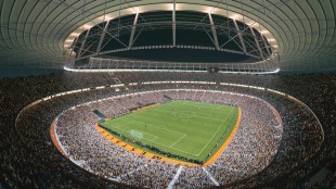Obras del Nou Mestalla del Valencia CF en construcción para el Mundial 2030