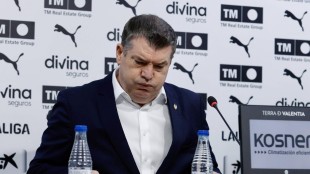 Ron Gourlay CEO Valencia CF durante rueda de prensa