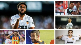 Danjuma durante un entrenamiento del Valencia CF en la Ciudad Deportiva