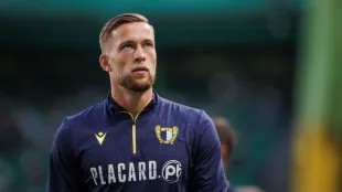 Justin de Haas celebra gol con Famalicão antes fichaje Valencia CF