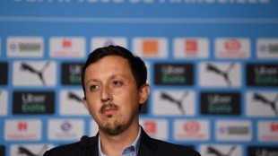 Pablo Longoria durante su etapa como directivo del Valencia CF en Mestalla