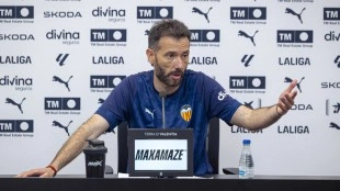 Corberán admite que el Valencia CF lucha por la salvación