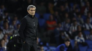 Ernesto Valverde durante un entrenamiento del Athletic Club en Lezama