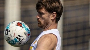 Beltrán se pierde el entrenamiento por molestias en la rodilla