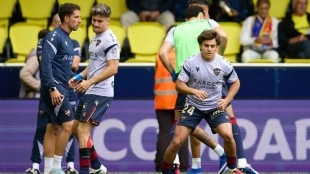 Carlos Álvarez se lesiona el tobillo en el Levante-Villarreal
