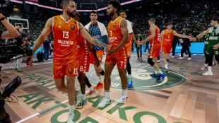Valencia Basket empata la serie tras ganar en Atenas