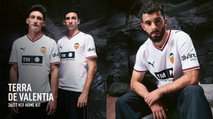 Nueva camiseta home Valencia CF temporada 2026-27 blanco rojo Torino Mestalla
