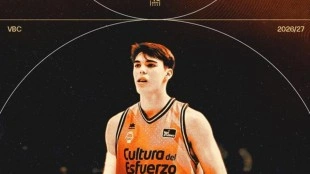 Lucas Marí regresa al Valencia Basket tras temporada en Vermont