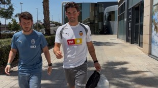 Jesús Vázquez durante pruebas médicas en instalaciones IMED Valencia