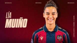 Lía Muiño refuerza la medular del Levante UD Femenino