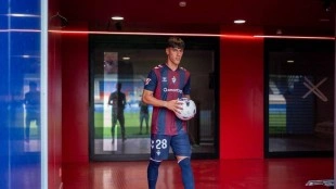 Lucas Núñez se marcha cedido al Eibar a buscar experiencia