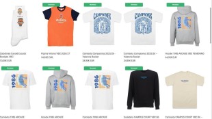 Camiseta Valencia Basket Campeones azul cobalto cerámica Manises