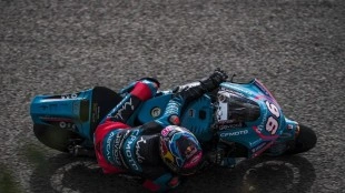Holgado y Alonso López lideran a Valencia en la pole de Aragón