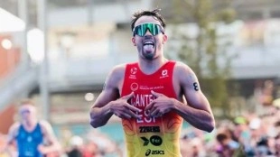 David Cantero logra plata en las Series Mundiales de triatlón