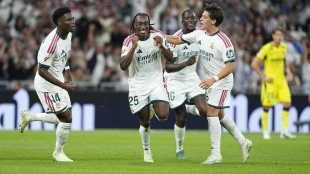 Real Madrid vence al Villarreal con gol de Diomande y expulsión de Vinícius