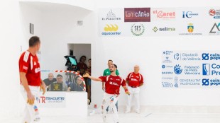 Trinquet de pilota valenciana durante jornada de Copa Caixa Popular